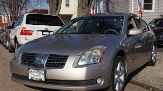 2005 Nissan Maxima SE 4 Door Sports Car
