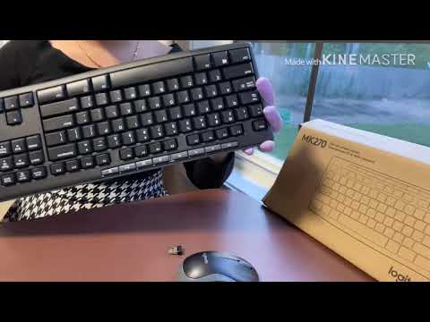 Logitech wireless keyboard and mouse /Unboxing!