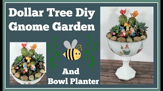 Dollar Tree Diy Gnome Garden and Planter Easy diy