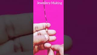 Jewellery Making / How to make Necklace at home / Handmade Jewelry #myhomecrafts #handmade