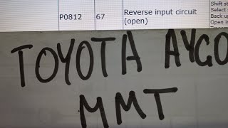toyota aygo . mmt. p0812