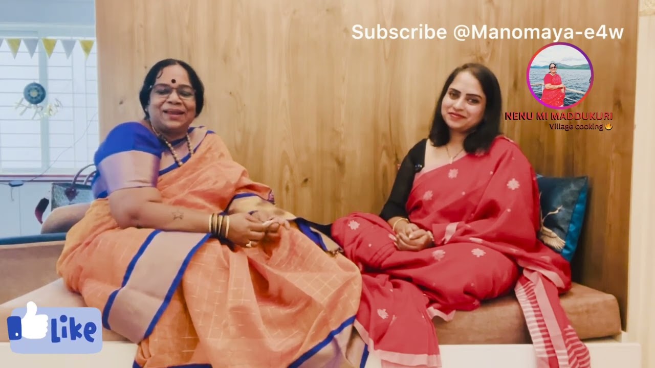 నానమ్మ  తో  అలా కాసేపు  ప్రియాంక  (chit chat) ఎన్నో కబుర్లతో నానమ్మ మీ ముందుకి వచ్చింది 👈👍🙏