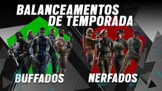 MAIS BUFFS E MENOS NERFS: BALANCEAMENTO DE MEIO DE TEMPORADA DO RAINBOW SIX SIEGE!