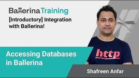 Accessing Databases in Ballerina