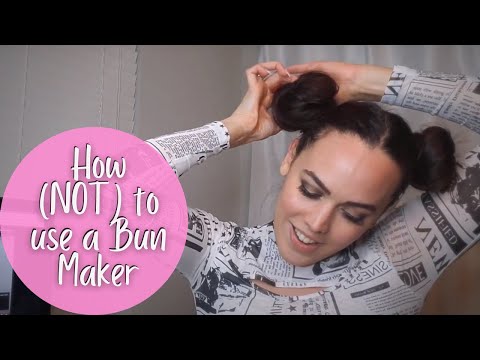 How (NOT) To Use a Bun Maker | Hair Tutorial Fail