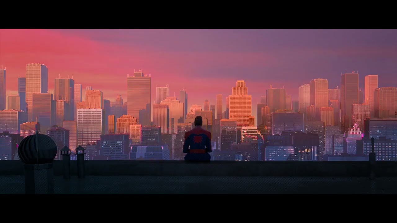 Peter B. Parker Origin Story Sequence from Into the Spiderverse