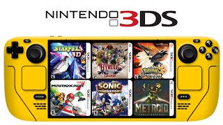 10 3DS Games Tested on Citra | 3DS Emulation Steam Deck | SteamOS