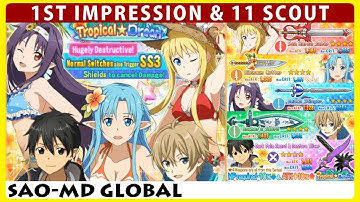 The Boys Are Back! Tropical Dream 1st Impression & 11 Scout (SAO Memory Defrag)