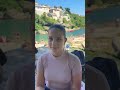 Shy Bosnian girl explains Mostar #travelvlog #travel #bosnia