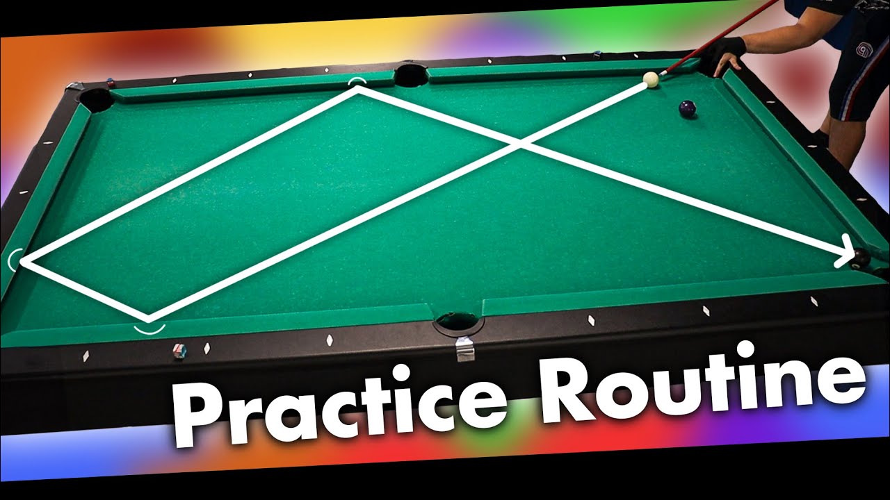 Steven's Pool Practice Routine - How to get better as an amateur - YouTube