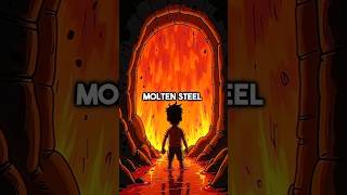 Factory Worker Falls Into Molten Steel and Becomes Living Metal