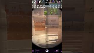 WOOD7 INSANE Anubis Wallbang in CS2