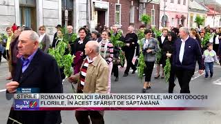05 ROMAN CATHOLICS CELEBRATE EASTER, AND ORTHODOX FLOWERS, THIS WEEKEND