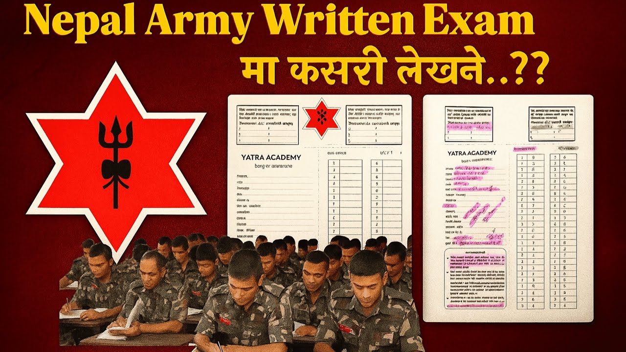 Nepal Army Exam Ma Kasari Lekhne || Nepal Army Likhit Exam || Nepal Army Written Exam
