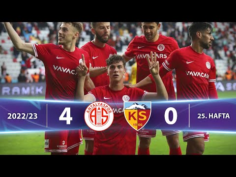 Fraport TAV Antalyaspor (4-0) Yukatel Kayserispor - Highlights/Özet | Spor Toto Süper Lig - 2022/23