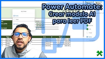 Power Automate: Leer un PDF creando un modelo en AI Builder 🤖