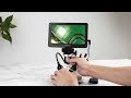TOMLOV 7" LCD Coin View Microscope 1200X Magnifier 12MP Ultr