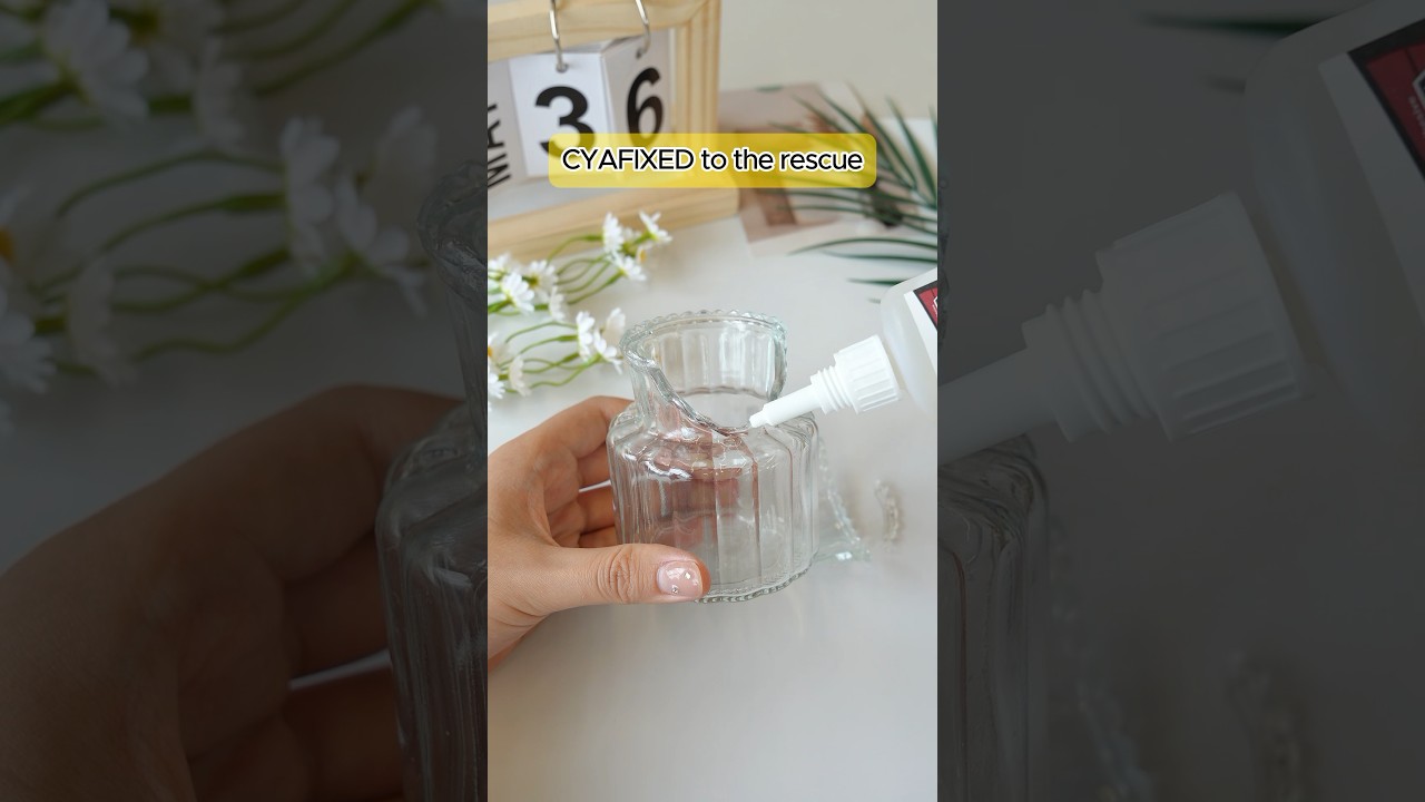 Super Glue helps you fix your bottles. Bring back the luster of your bottles! 