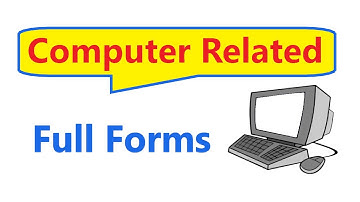 Computer Related Full Forms Basic Computer Full Forms
