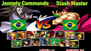 Samurai Shodown 2 - Jennety Commando vs Slash Master