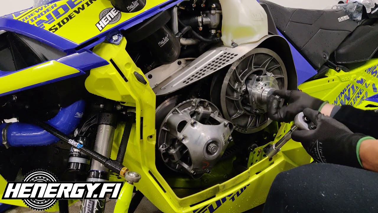 Yamaha Sidewinder belt replacement tool by Henergy YouTube