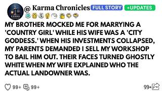 Information My Brother MOCKED Me for Marrying a COUNTRY GIRL—Until We Refused to Save Him from Bankruptcy Update
