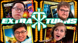 Crazy Commander Battle! | Extra Turns 07 | Magic: The Gathering EDH Gameplay