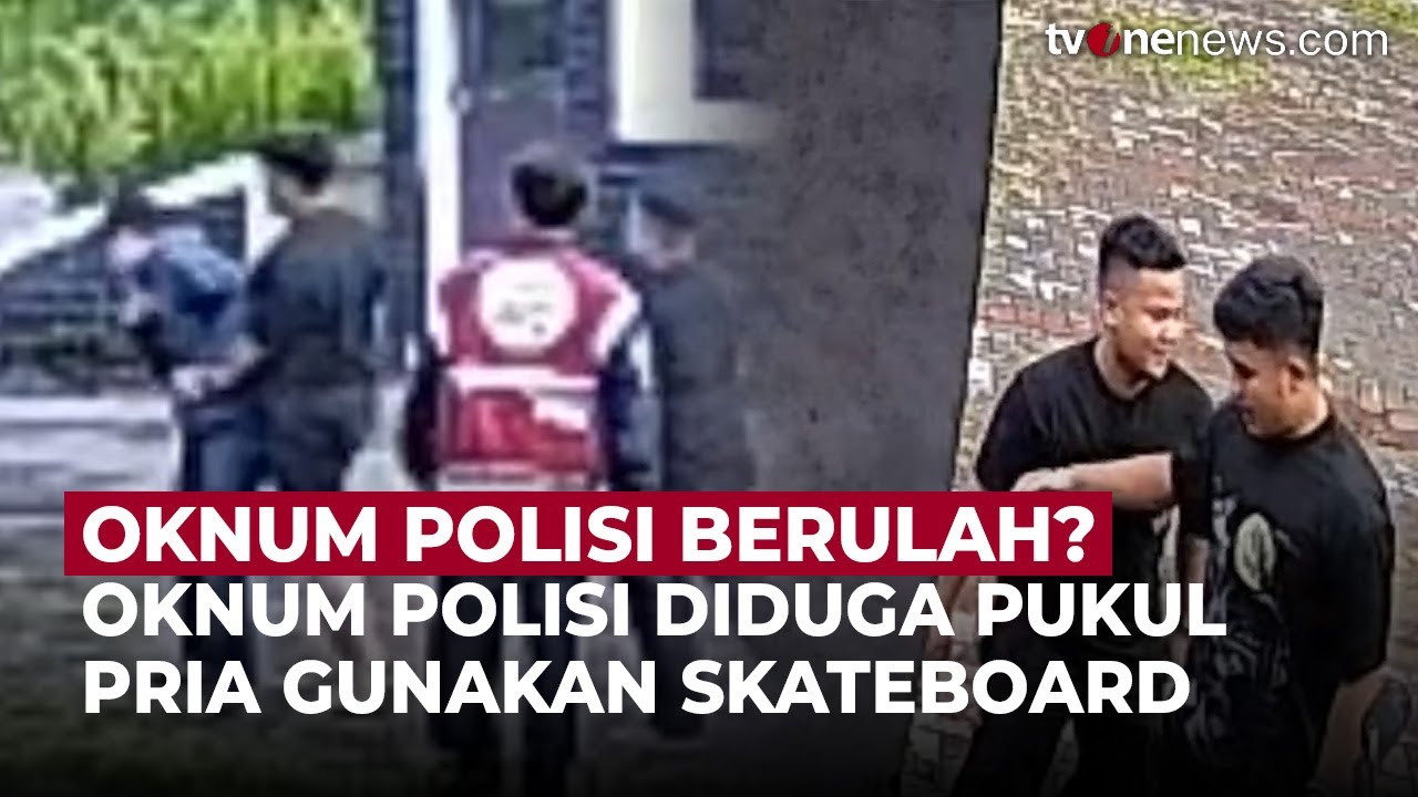 Pengeroyokan di Sukabumi, Oknum Polisi Diduga Pukul Pria dengan Skateboard | OneNews Update