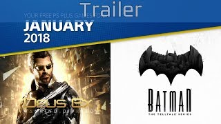 PlayStation Plus - Free PS4 Games Lineup January 2018 Trailer [HD 1080P]