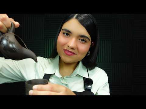 ASMR Cafetería | Barista Preparando Té ☕