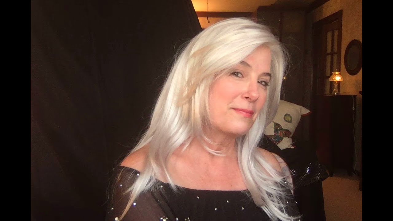 Belinda by Envy in Color 60 | White A long straight believable wig.