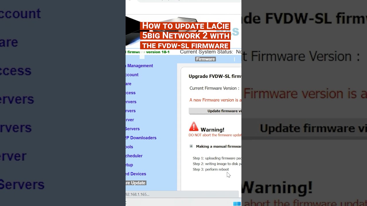 How to recover data from a RAID NAS LaCie 5 Big Network 2 with the firmware fvdw-sl installed #short