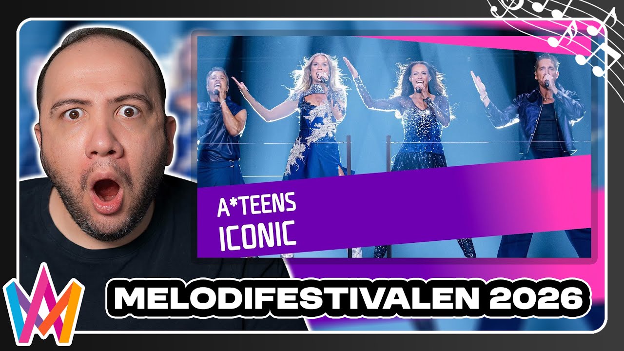 A*Teens - Iconic | Melodifestivalen 2026 TEACHER PAUL REACTS 🇸🇪