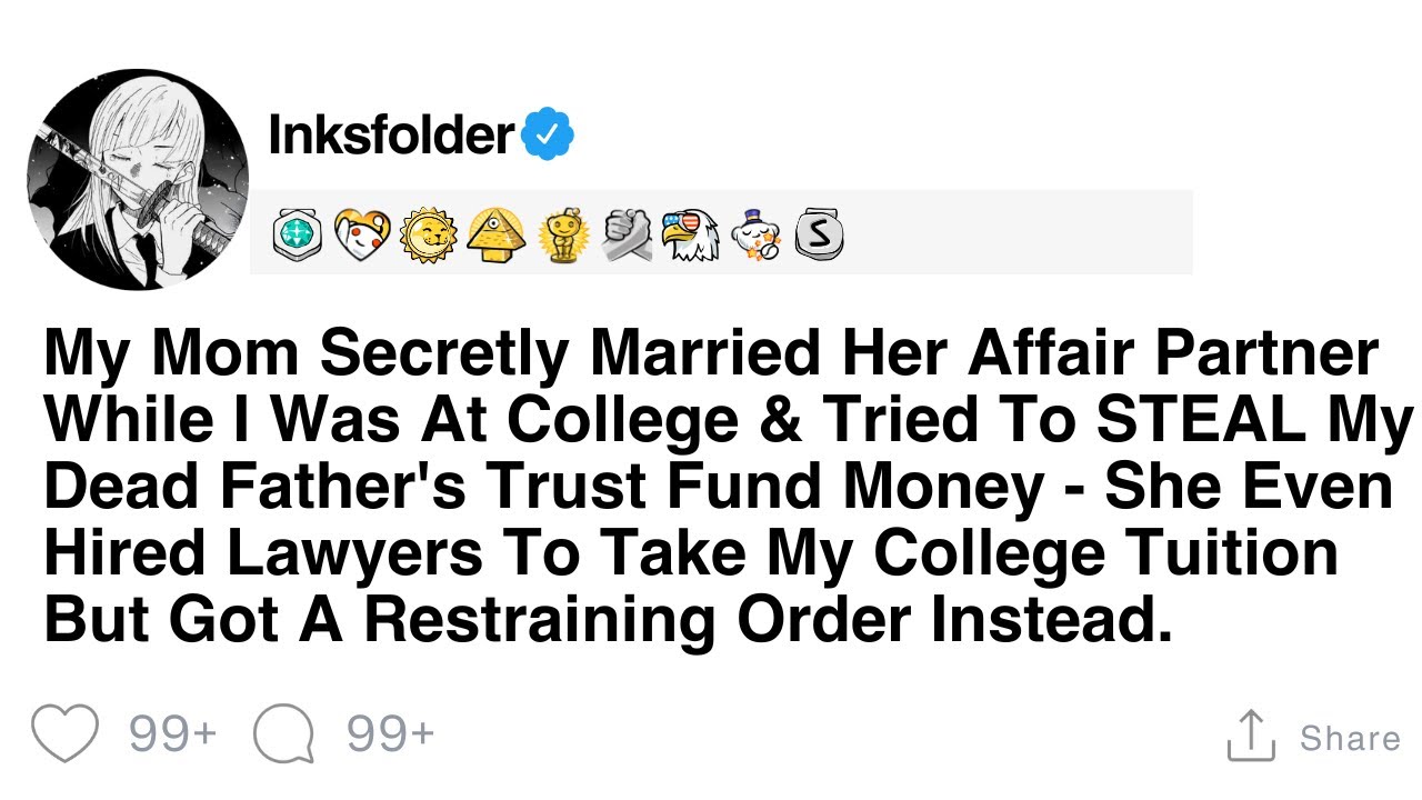 My Mom Secretly Married Her Affair Partner While I Was At College &Tried To STEAL My Dead Father's..