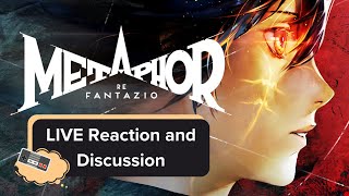 ATLUS Exclusive Showcase LIVE Reaction and Discussion - Metaphor: ReFantazio