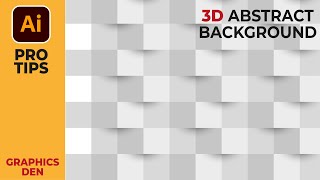 Create 3D Abstract Background within minutes in Adobe Illustrator