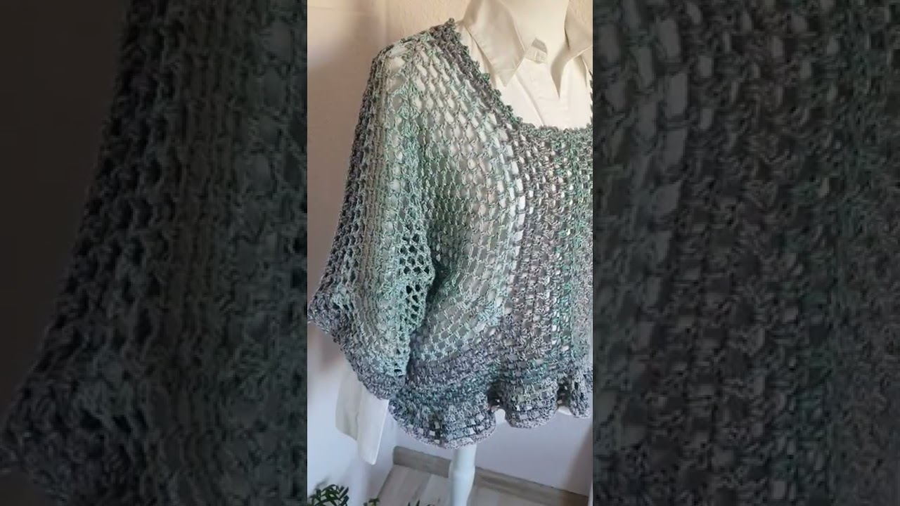 Crochet summer easy blouse