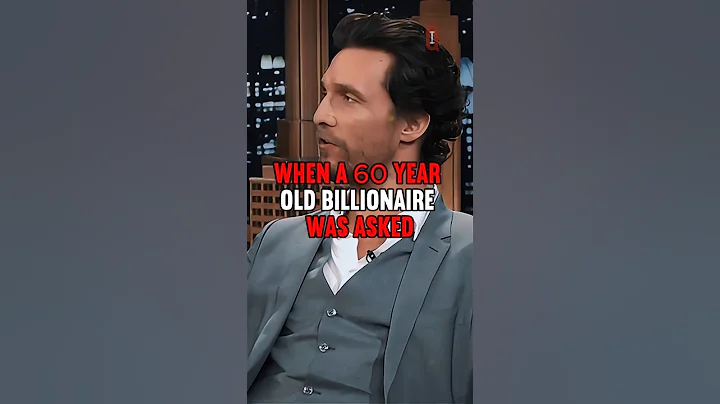 WHEN A 60 YEAR OLD BILLIONAIRE WAS ASKED | #mathewmcconaughey Motivational Speech #motivation
