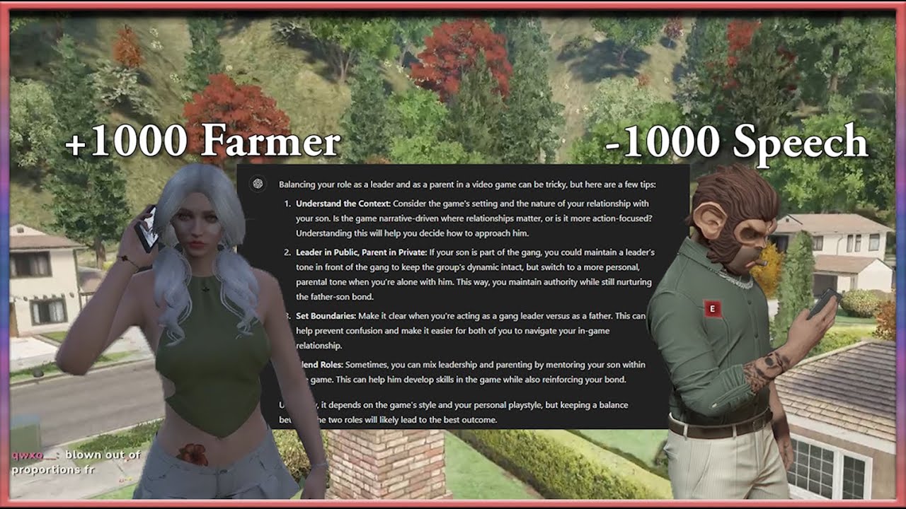 Flippy просит ChatGPT помочь противостоять фермеру +1000 Январь - GTA V RP NoPixel 4.0