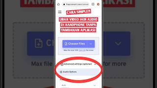 CARA MENGUBAH VIDEO MENJADI MP3 | TERBARU #shorts #android #convertvideo
