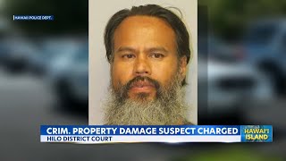 Hilo man faces court today for $12k property damage charges