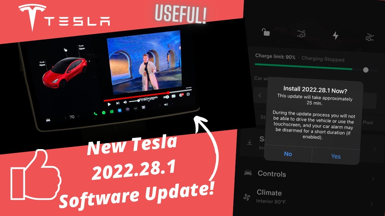 Tesla Update Advanced Software 2022.28.1 Update! New 2022 Tesla Software Update - New Ways to Enjoy ...