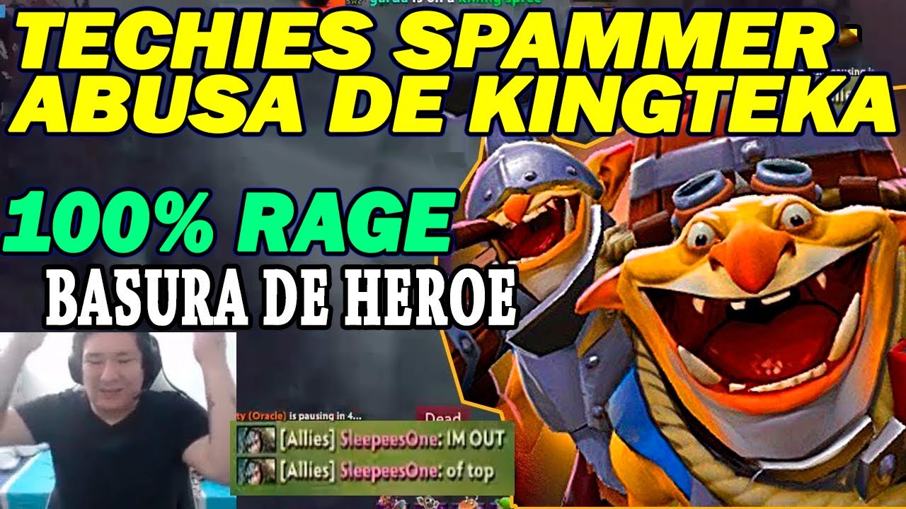 TECHIES SPAMMER ABUS4 Y PONE R4GE A KINGTEKA | KINGTEKA ABANDONA LINEA