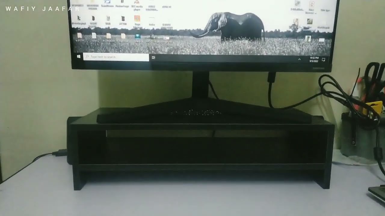 PC Monitor Screen Shelf Rack | Keyboard Rack Storage