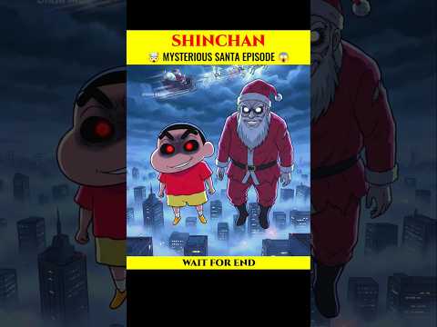 Shinchan and mysterious Santa 😱🤯 #shinchan #doraemongame