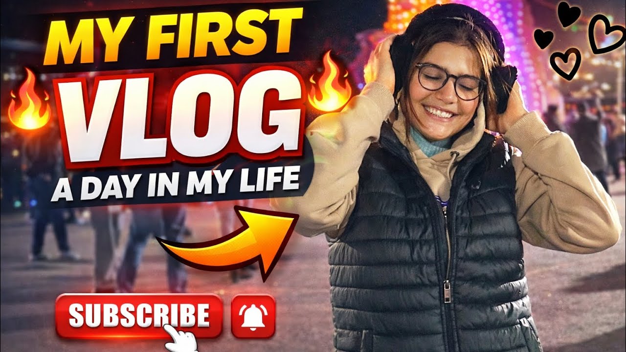 My First Vlog 🎥 | A Day in My Life | New Channel !! - YouTube
