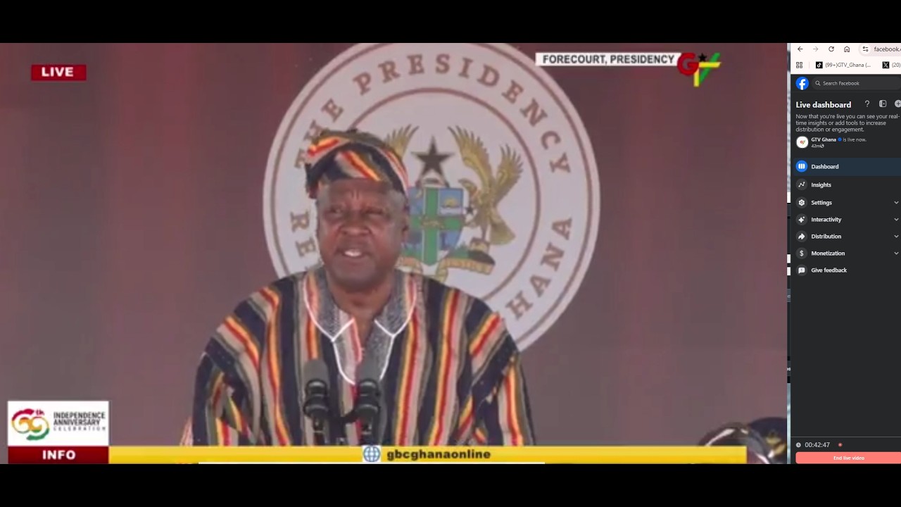 President Mahama's full Independence Day Speech