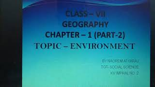 Class-7, Geography, Chapter-1, Part-2