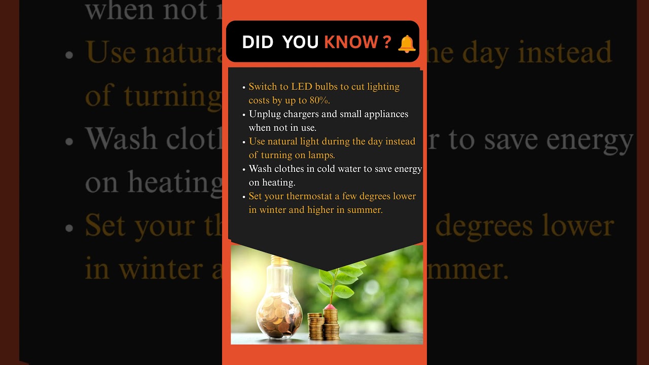 5 Energy Saving Hacks to Cut Power Use Every Day