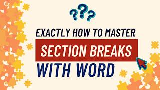 Section Breaks in Word Explained